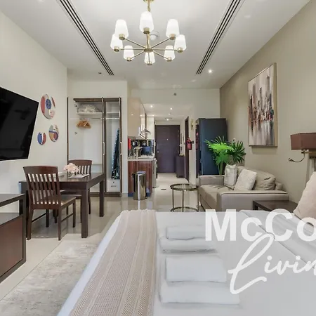 Cozy Studio With Burj Khalifa Views Dubai Exterior photo