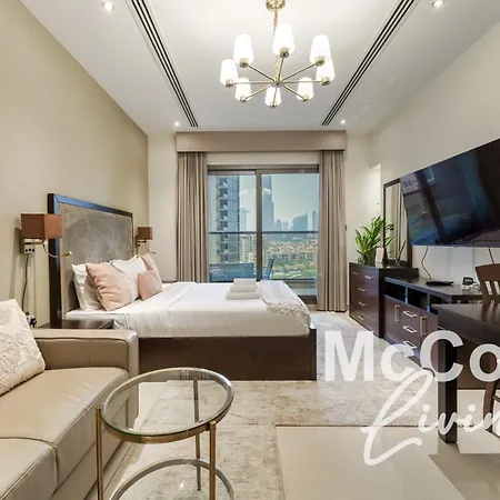 Cozy Studio With Burj Khalifa Views Dubai Exterior photo